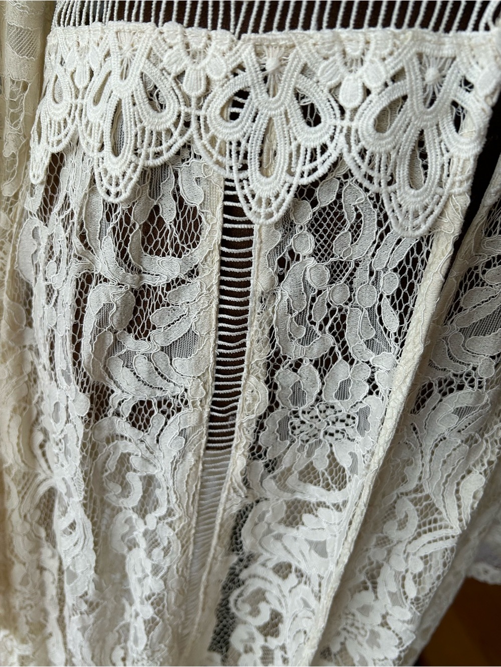 Free People Lace Maxi Duster Cardigan STUNNING - Picture 12 of 12